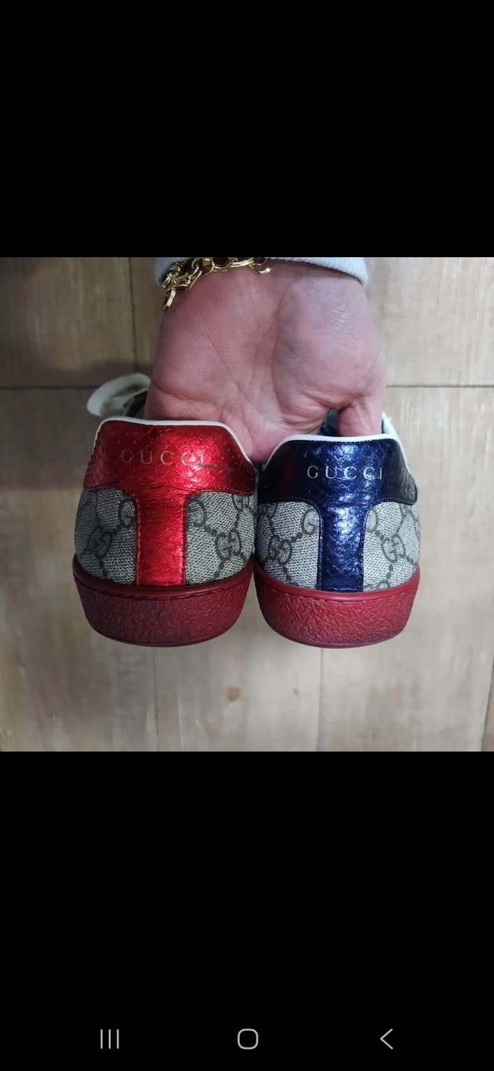 정품 구찌  에이스 GG 슈프림 레드260 상품이미지4