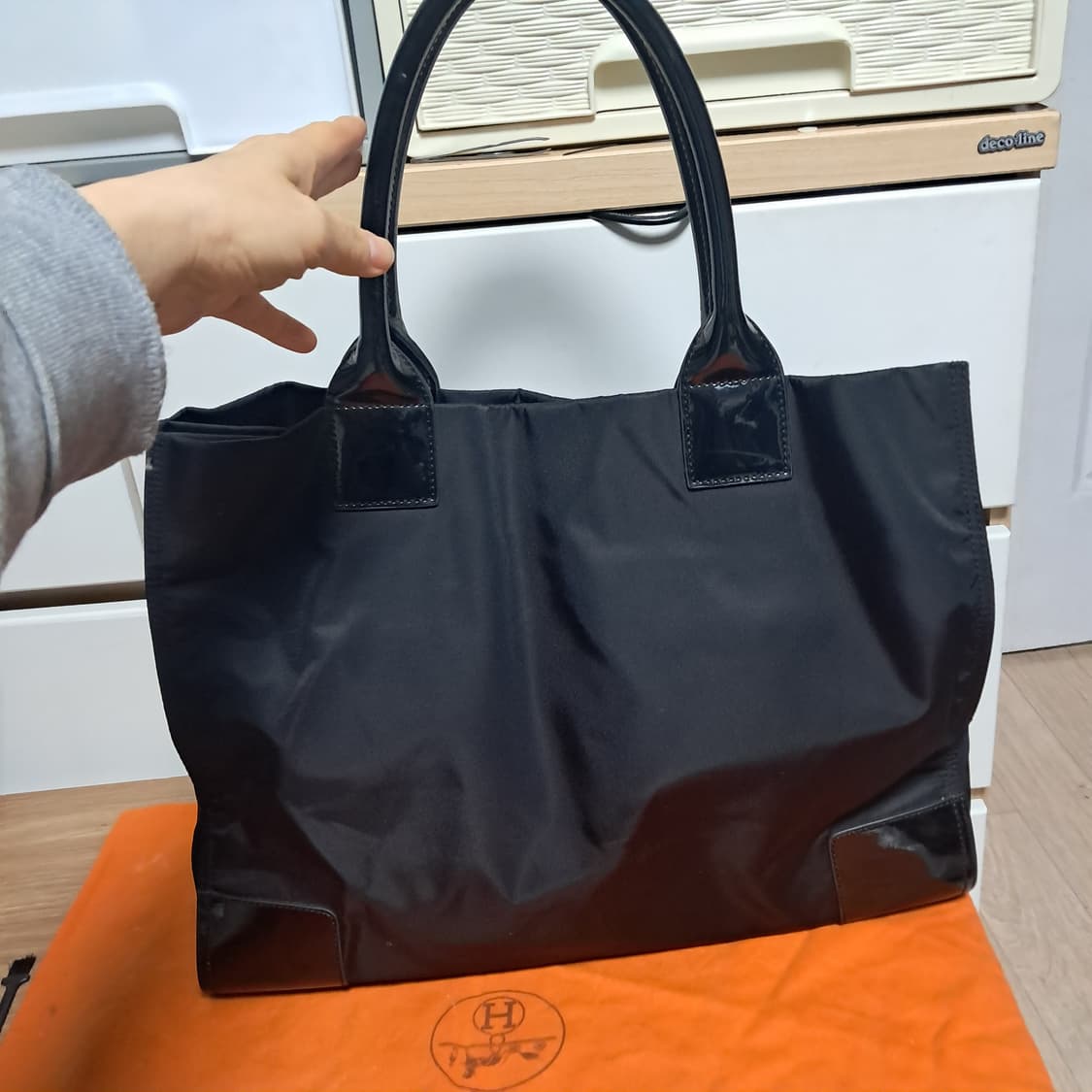 토리버치 블랙 토트백 숄더백 빅백 가방 상품이미지3