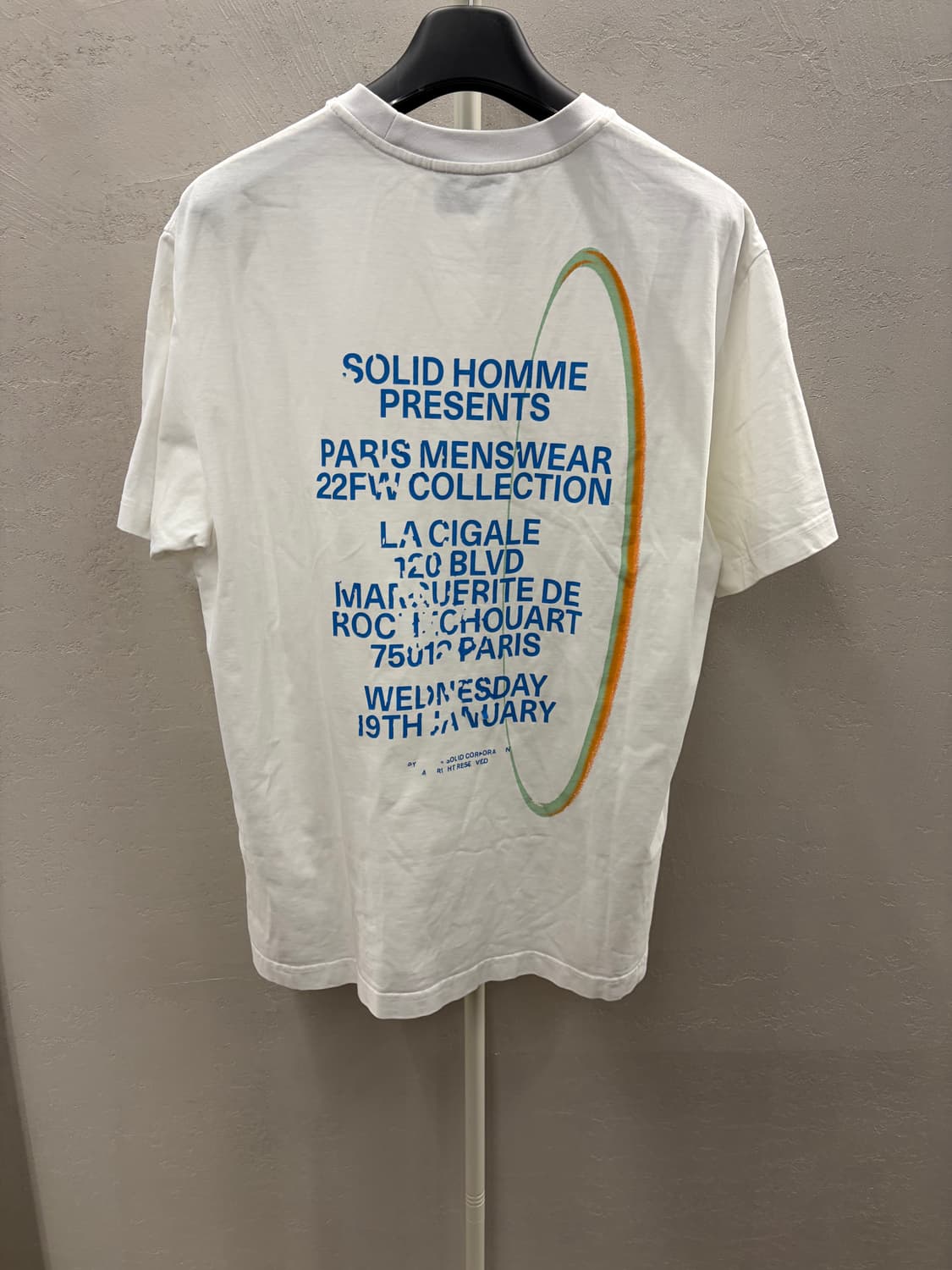 솔리드옴므 화이트 반팔티 48 상품이미지6