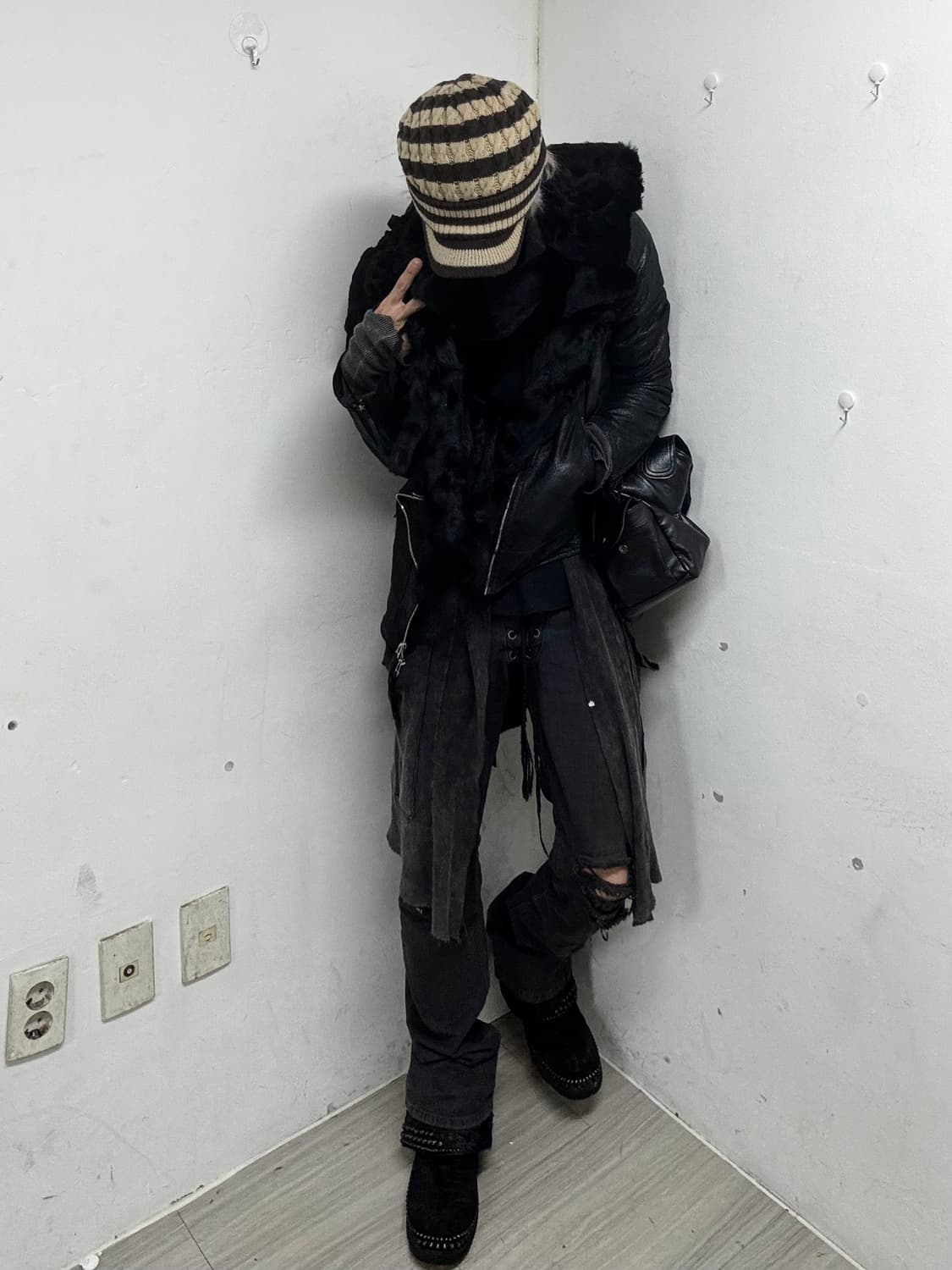 [ANA CAPRI] Rabbit Fur&Silk Acc 상품이미지2