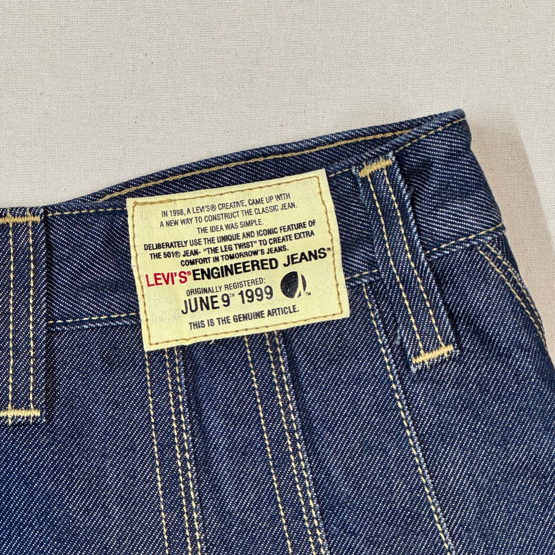 28inch) 리바이스 엔지니어드진스 청 데님 스커트 치마 상품이미지4