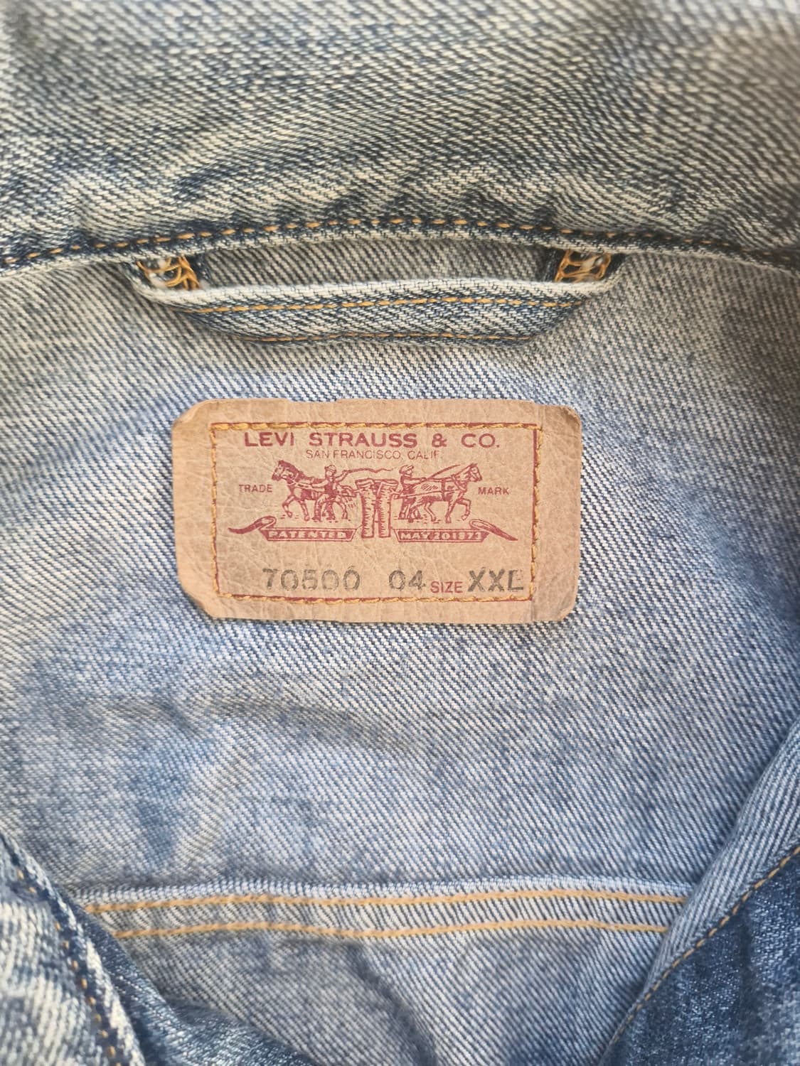 02년산 리바이스 그라데이션 데님 자켓 상품이미지5