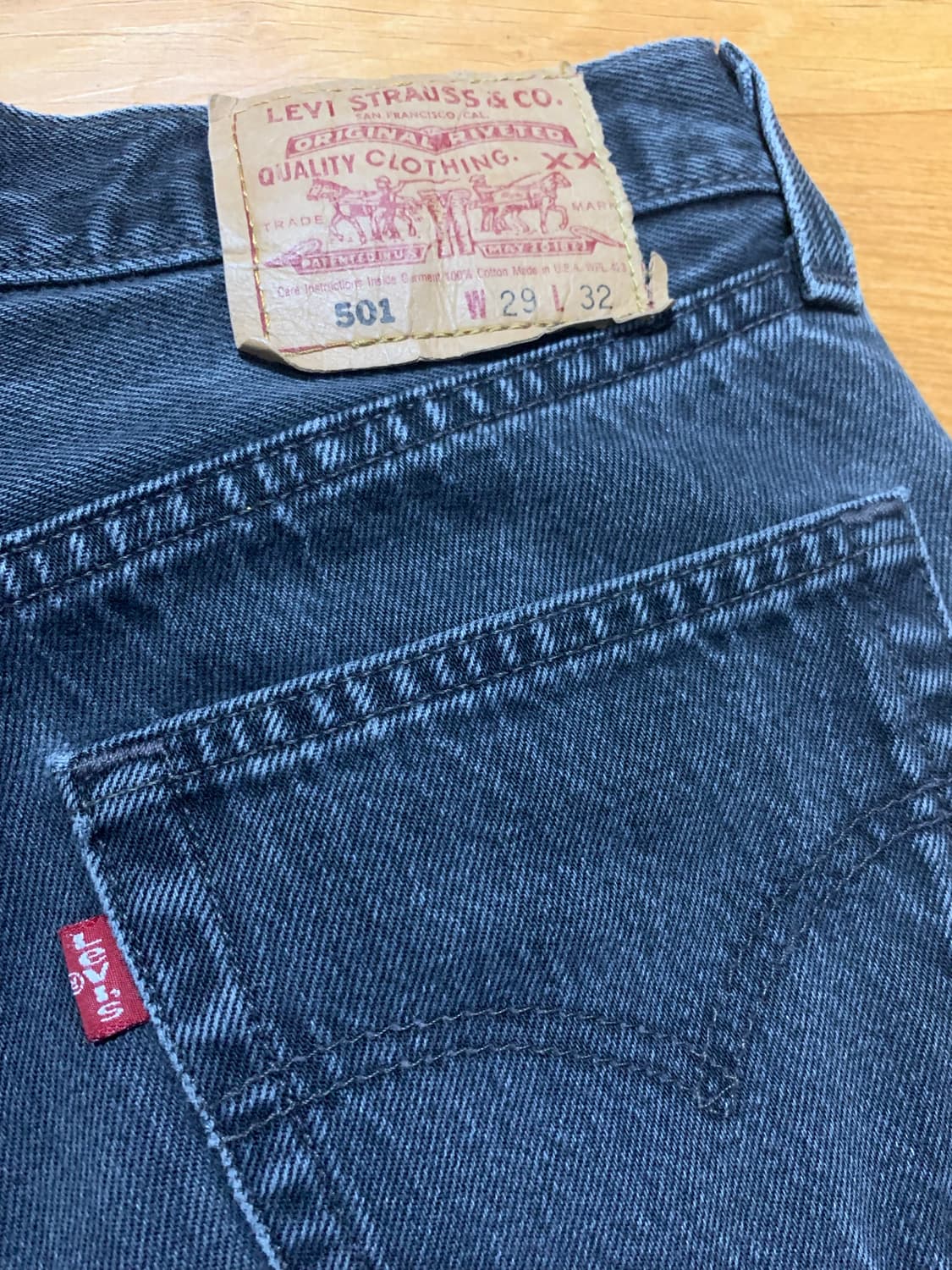 LEVIS 리바이스 501 데님팬츠(00년-미국산)유니색스 상품이미지10