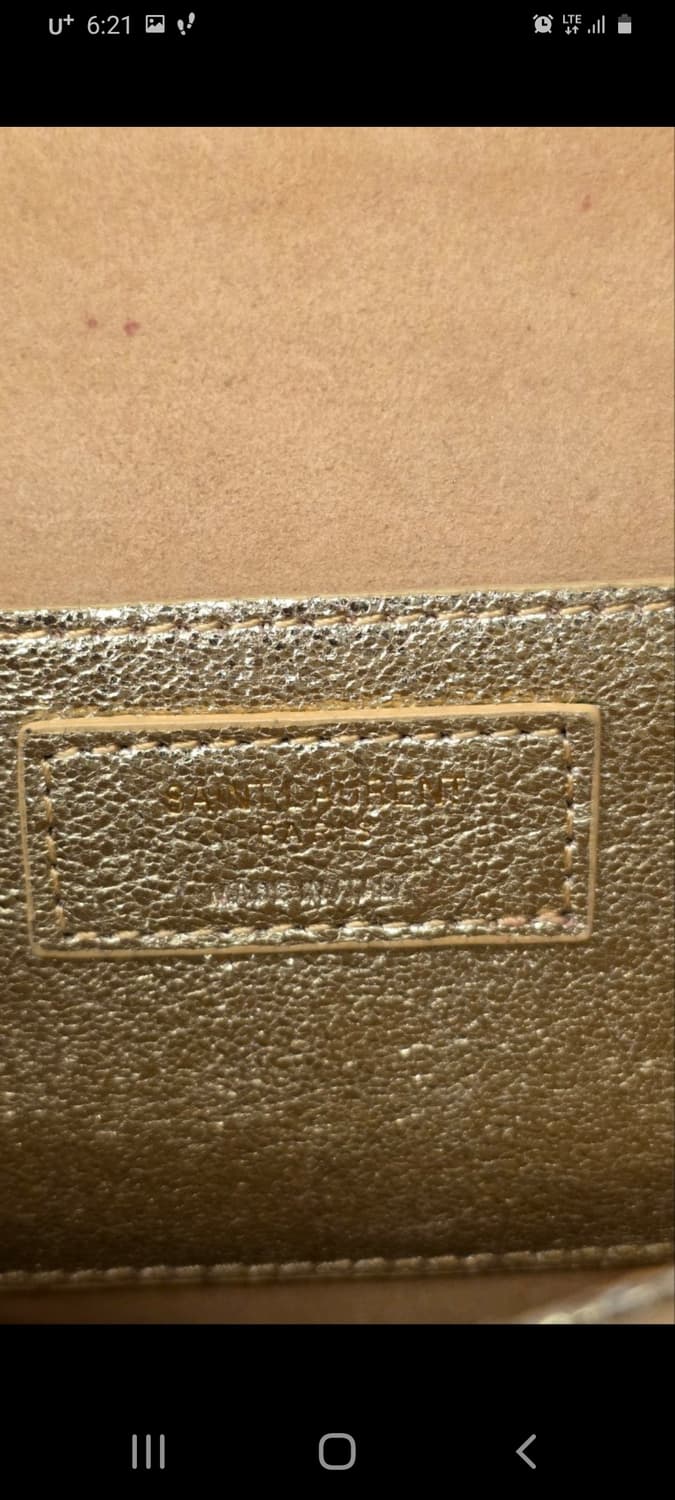 생로랑 케이트 태슬 스몰 체인백  금장 레더 상품이미지8