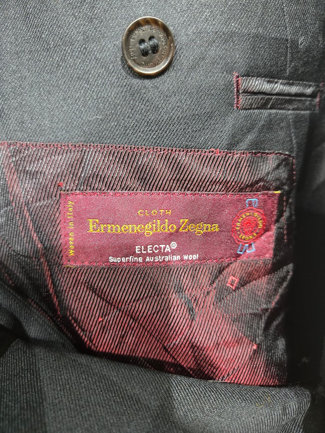 에르메네질도 제냐 블랙 남성 정장 자켓 상품이미지5