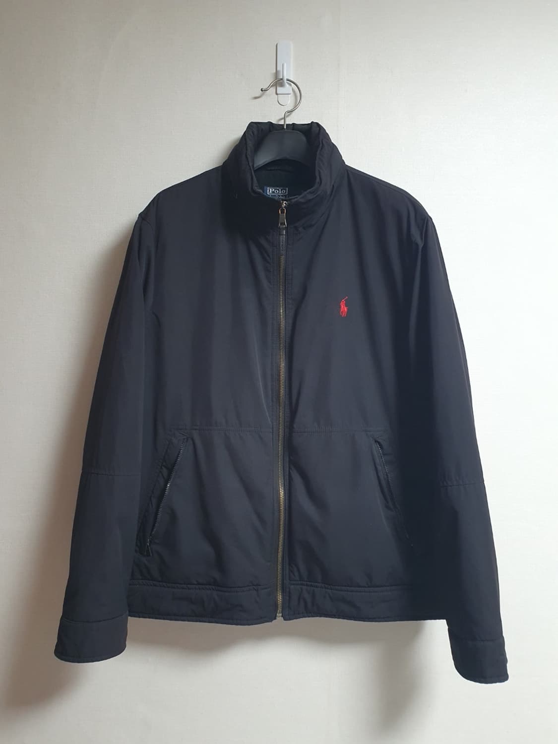 폴로 랄프로렌 남성 집업 자켓 블랙 레드포니 L 상품이미지1