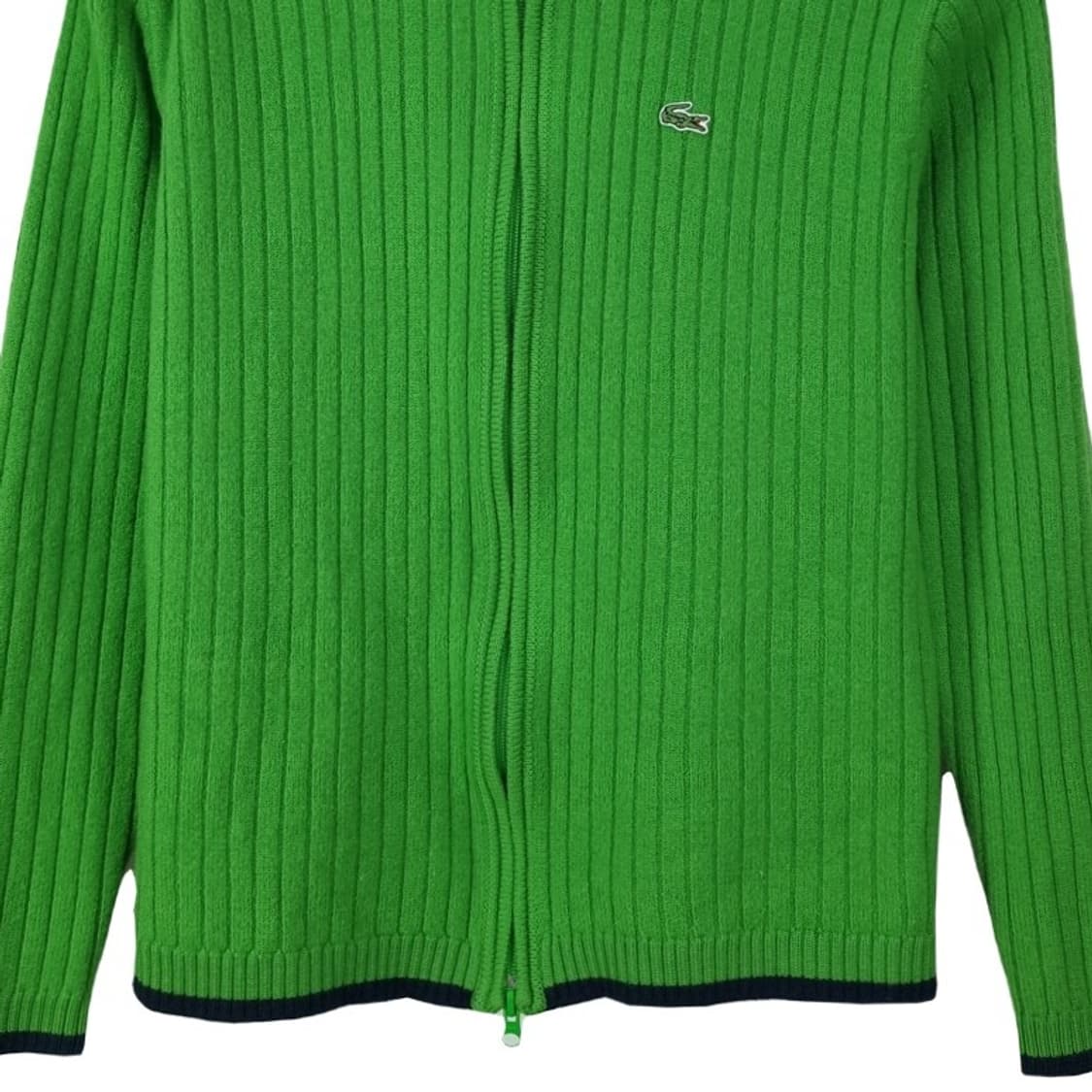 [라코스테] 로고 패치 슬림핏 니트 집업 가디건 M18780 상품이미지5