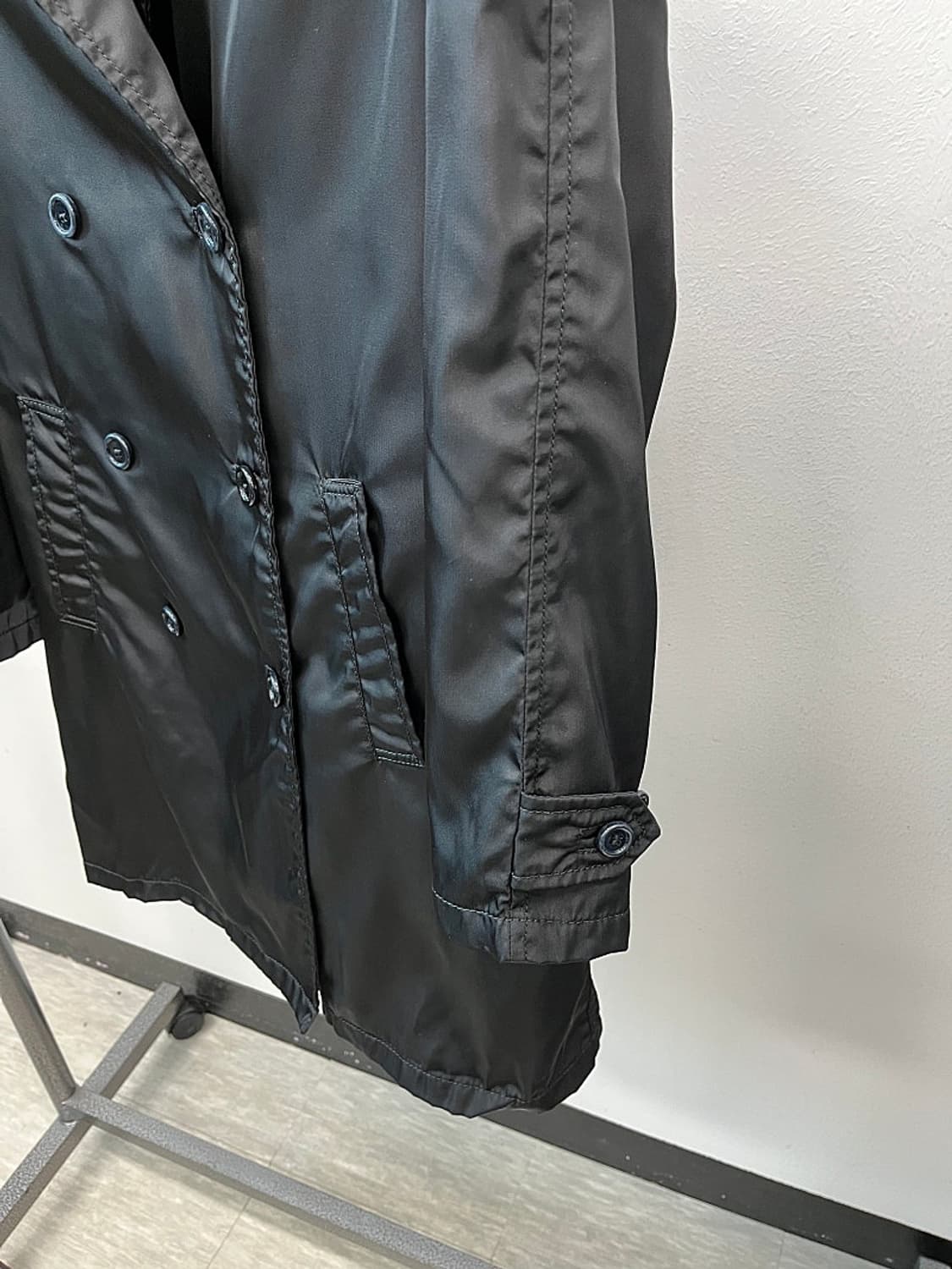 여) 프라다 리나일론 봄 더블코트 상품이미지7