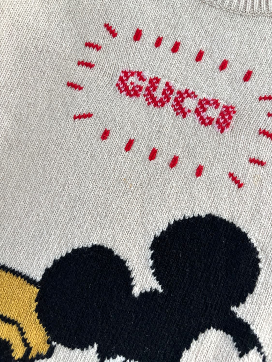 Disney x Gucci 디즈니 x 구찌 미키마우스 울 스웨터 상품이미지8