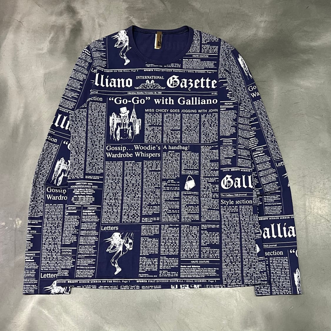  존갈리아노 레터링 티셔츠 y15204 상품이미지1