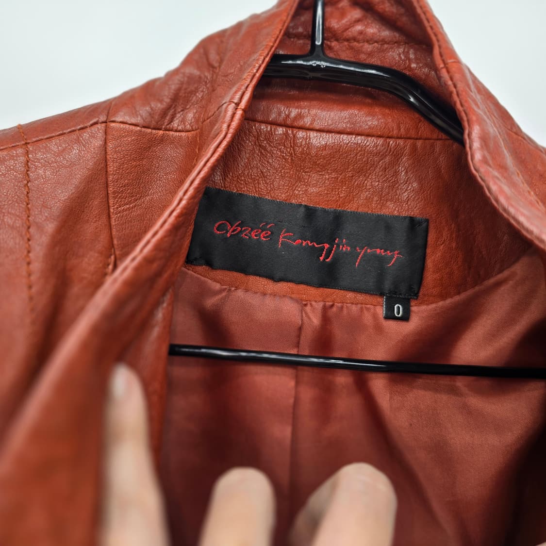 Obzee Kongjin yang 가죽 자켓 XS 상품이미지4