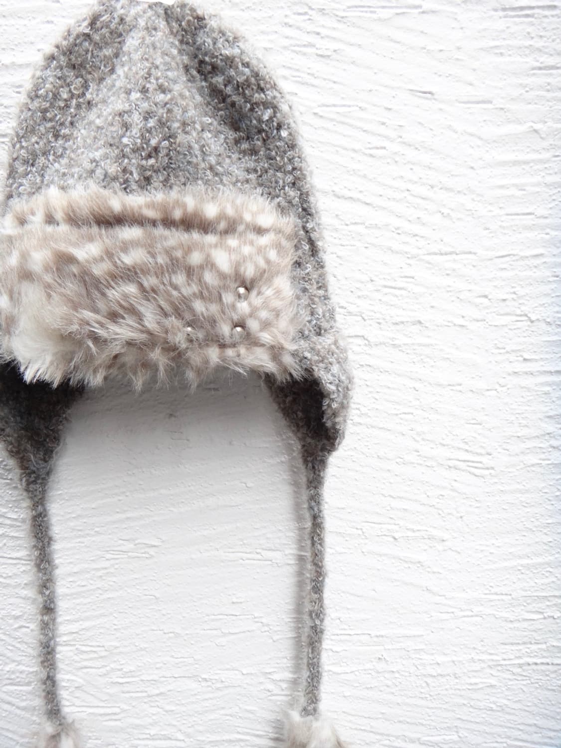 Poncho ear cap bambi beanie 상품이미지2