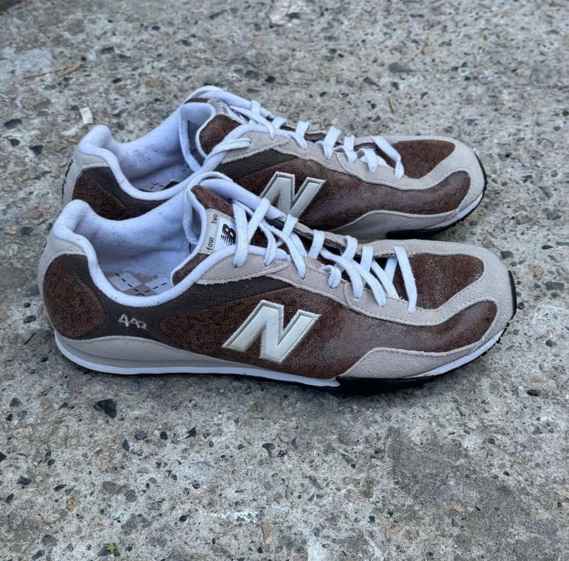 [w265] 뉴발란스 442 브라운 화이트 미우미우맛 상품이미지1