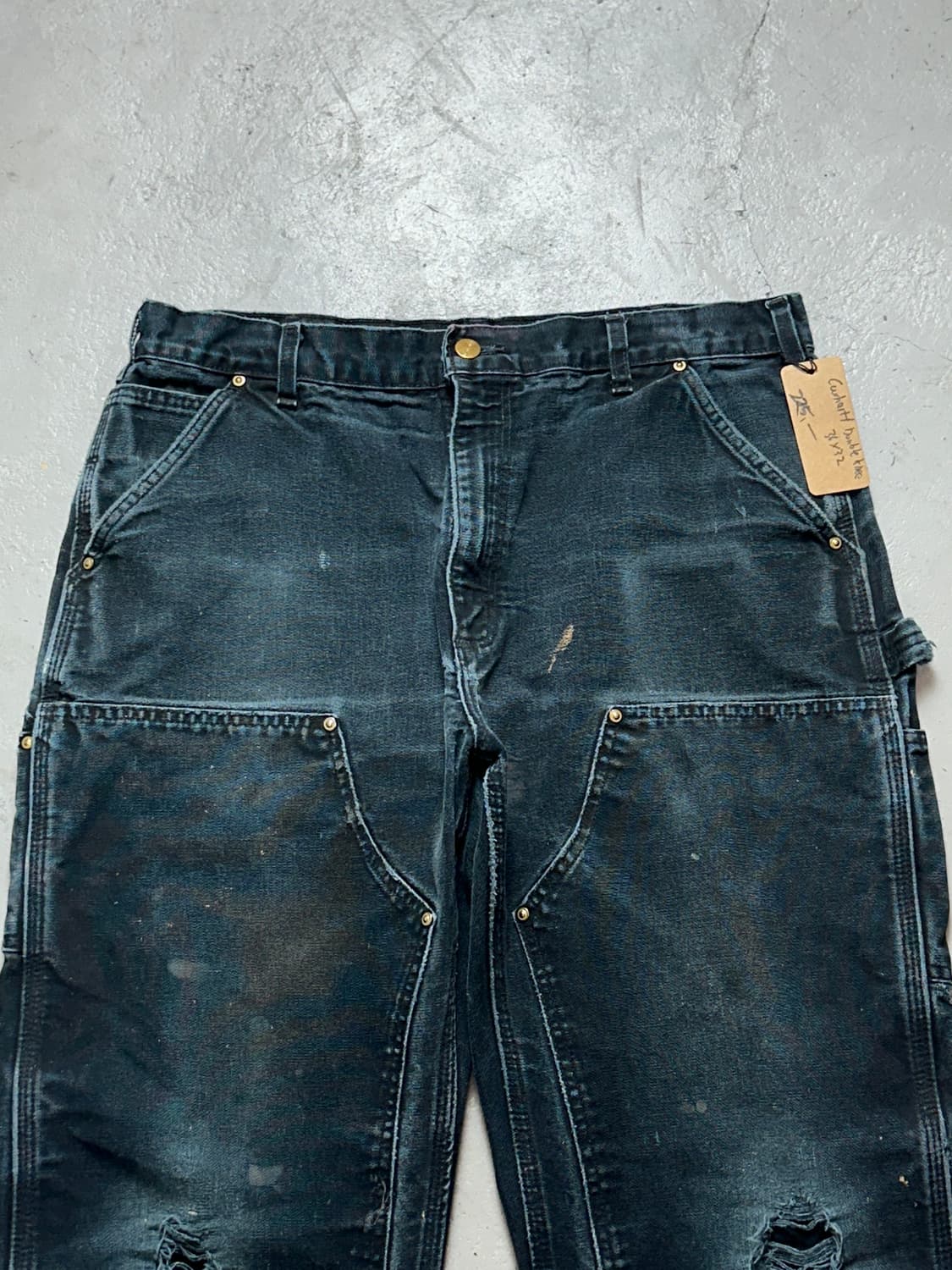 OG USA Made 칼하트 B01 더블니 팬츠 칼하트 썩블니 상품이미지5