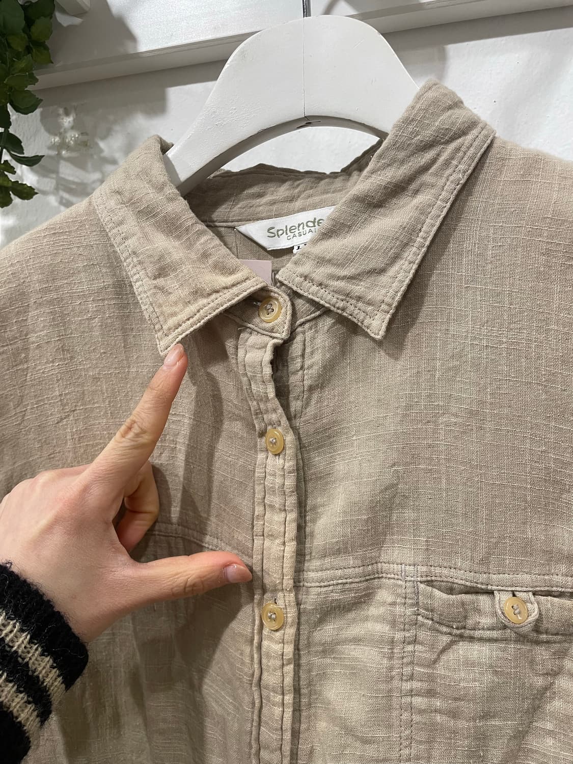 organic begie shirt 상품이미지9