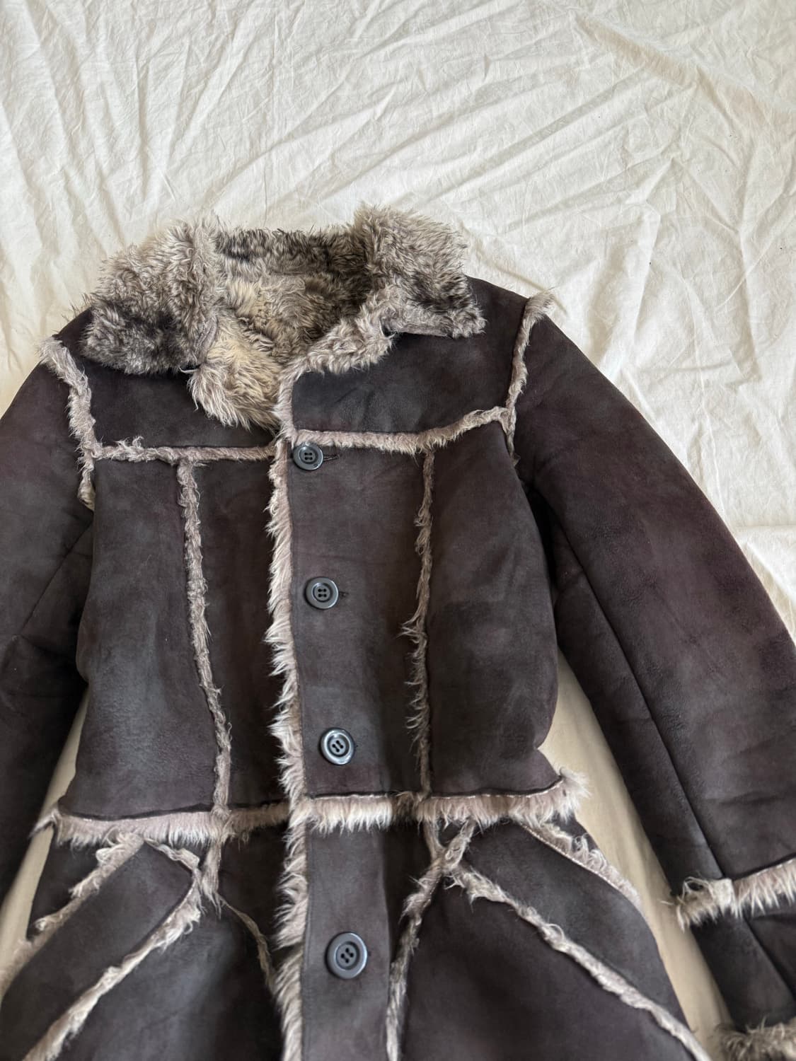 모카 와투케 그런지 페어리 롱 무스탕 상품이미지3