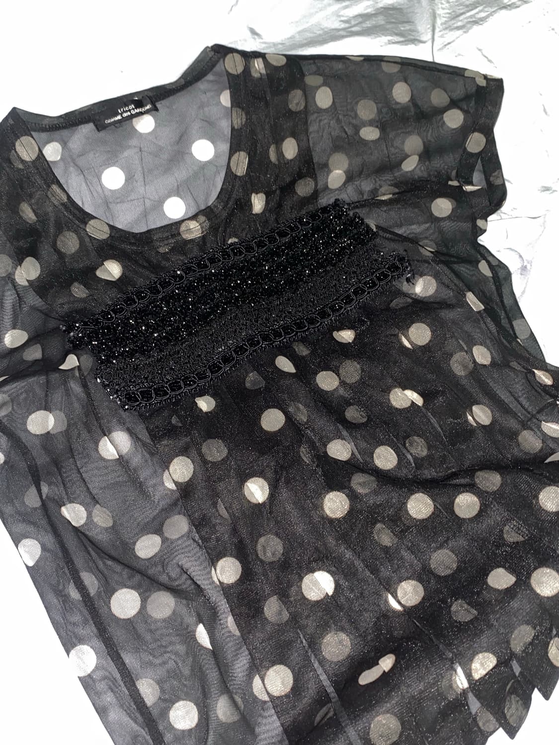 Comme des Garcons Tricot 플리츠 반팔 상품이미지3