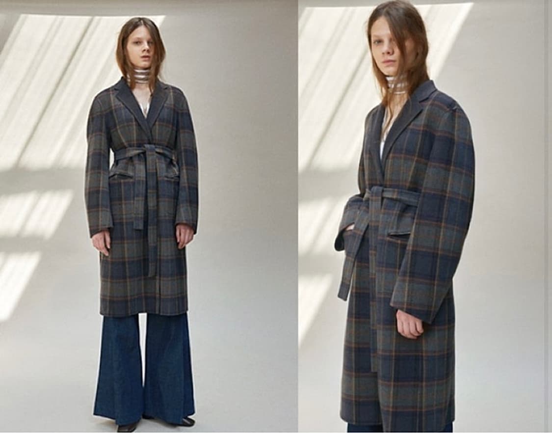 FRONTROW X RECTO 리버시블 체크 코트 상품이미지1