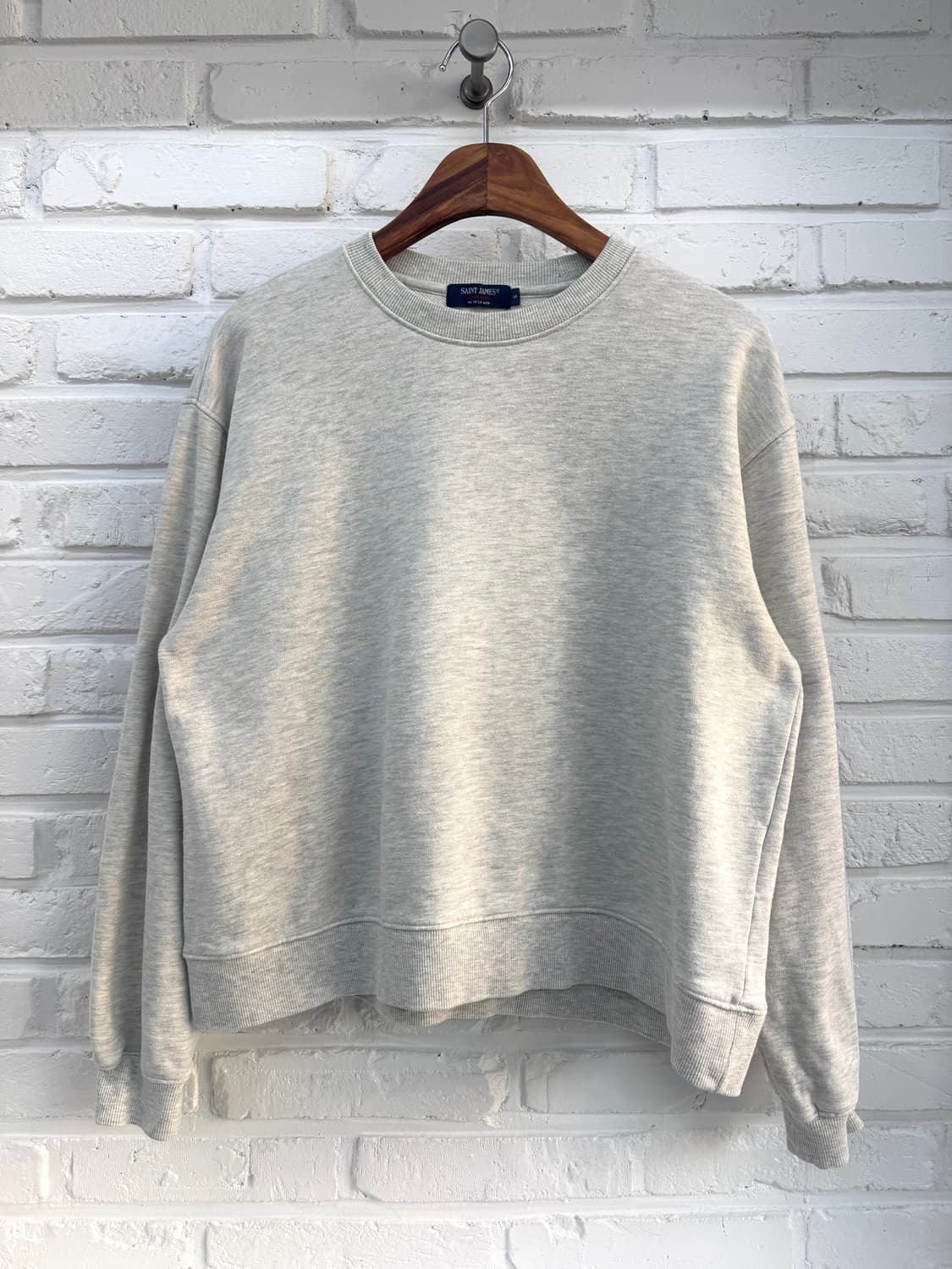세인트제임스 그레이 암패치 스웻셔츠 상품이미지3