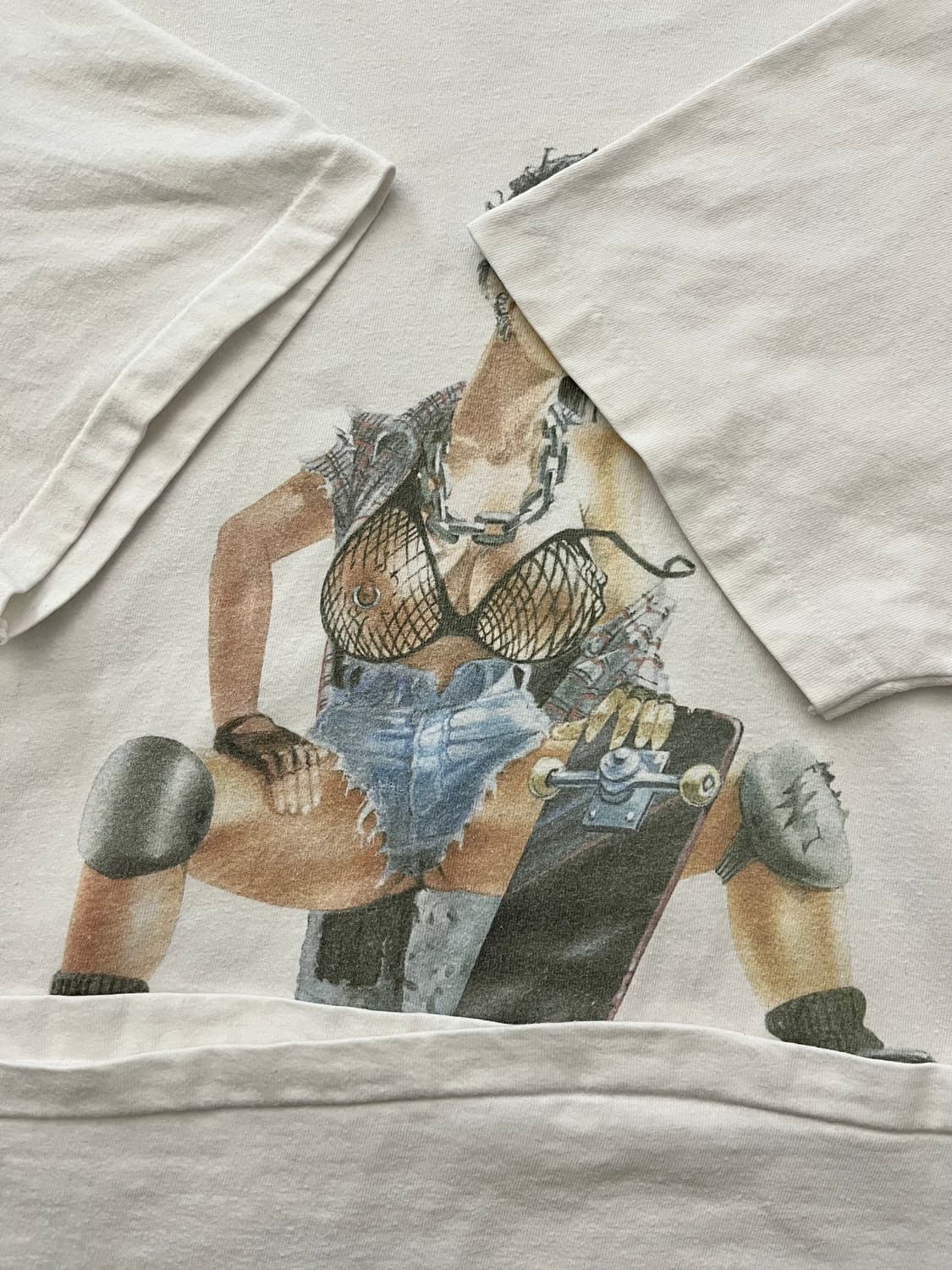 90s USA Hanes Beefy-T 빈티지 펑크 스케이터 티셔츠 상품이미지8