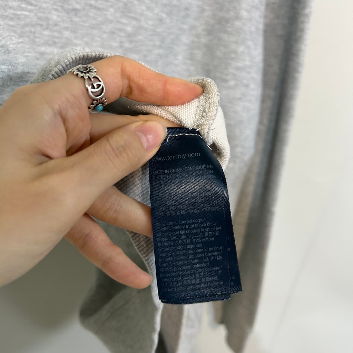 타미 진스 남성 맨투맨 M 상품이미지4