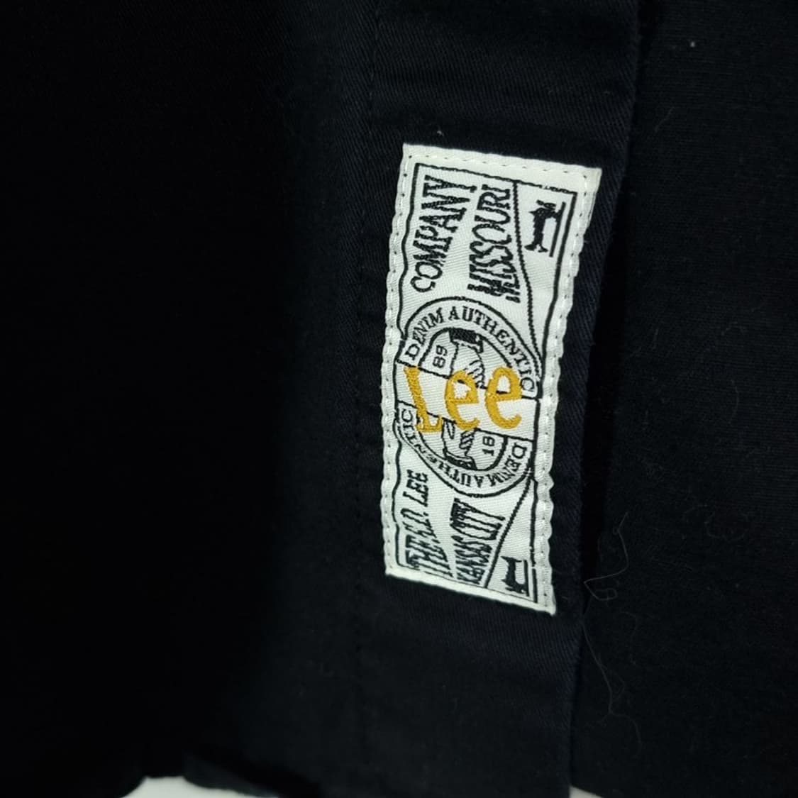 [리] 투포켓 오버핏 워크 셔츠 블랙 M18505 상품이미지7