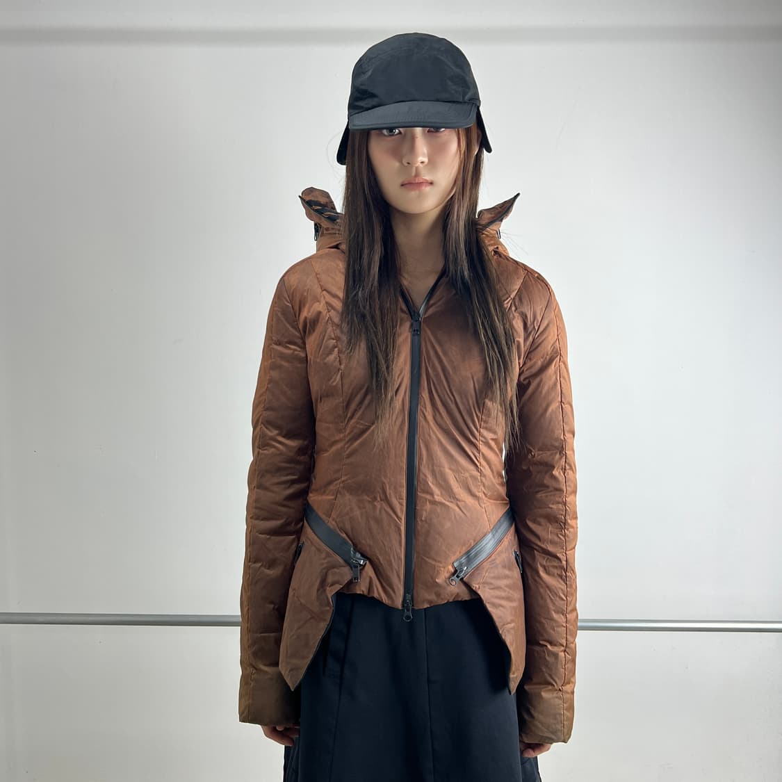 Y-3 요지 야마모토 도킹 하이넥 다운 자켓 상품이미지1