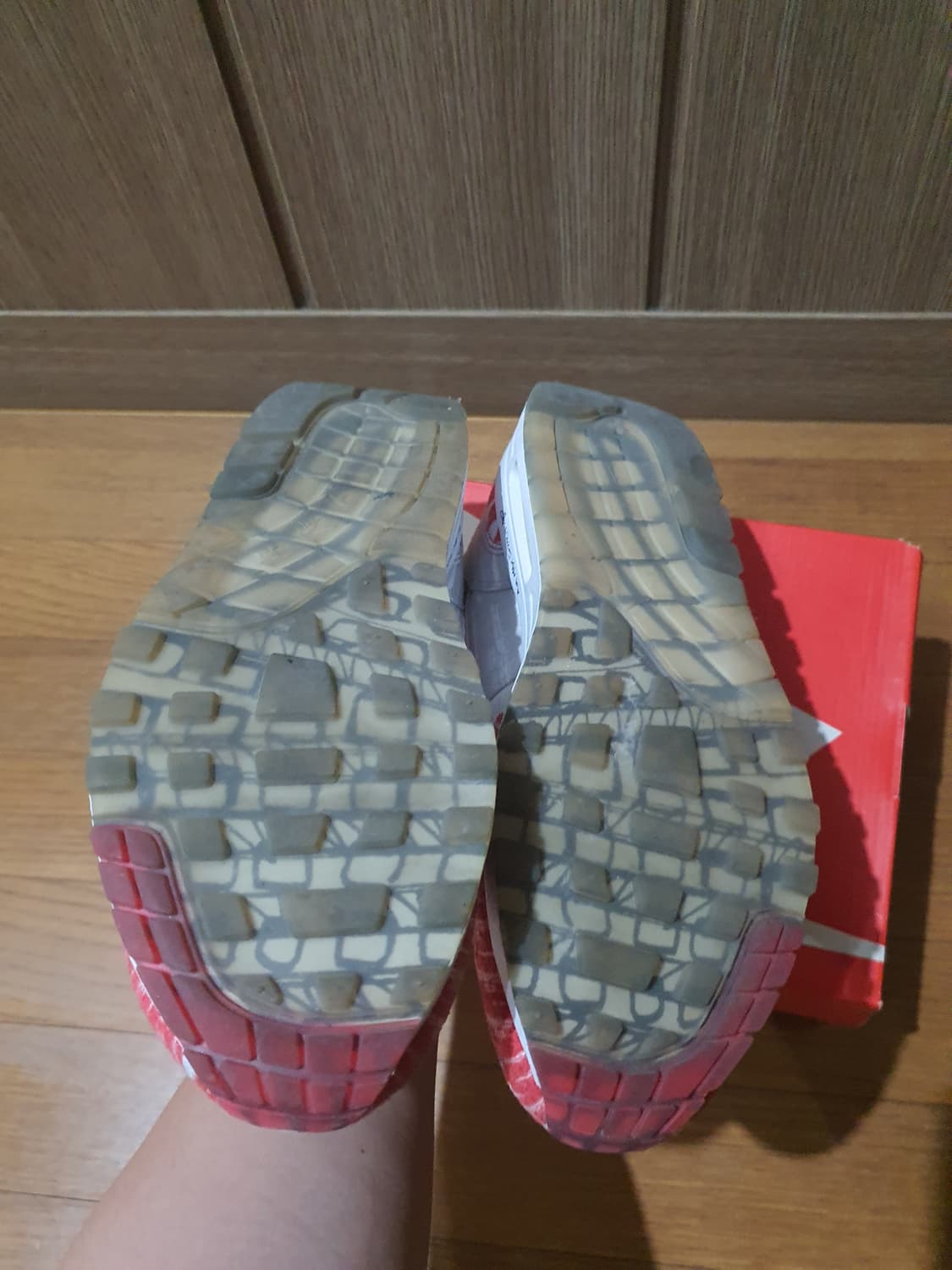 나이키 에어맥스 1 스케치 레드 265 상품이미지5