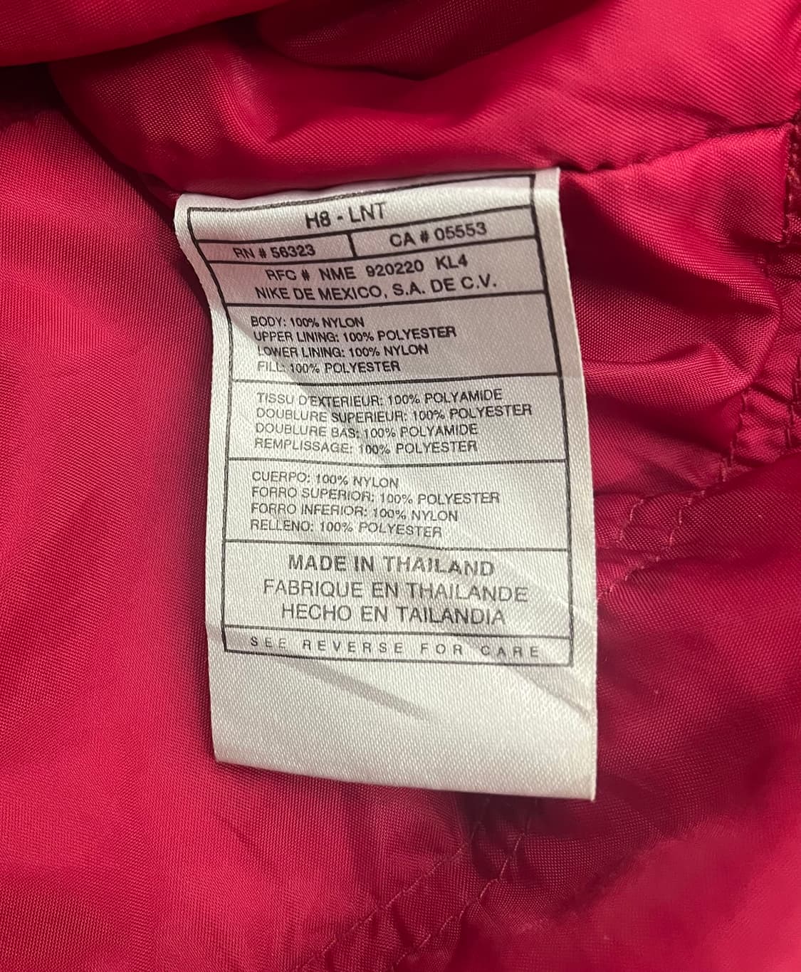 90s 나이키 블랙/레드 아노락 자켓 상품이미지8