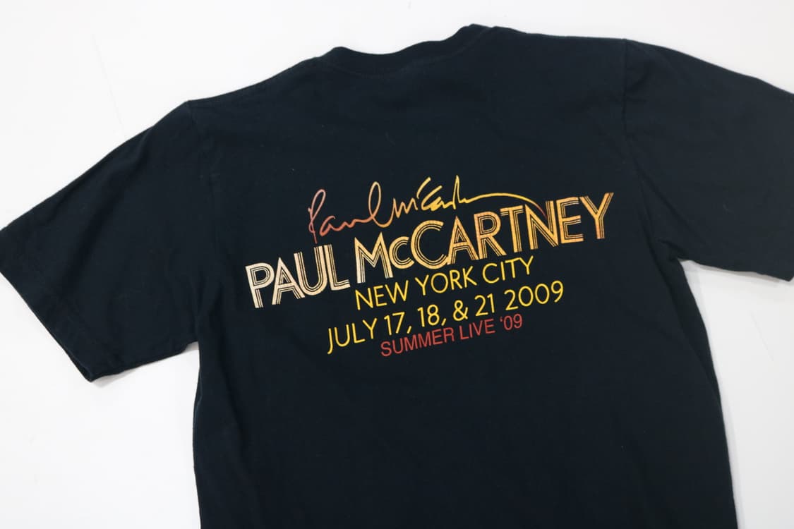 폴 매카트니 2009 뉴욕 라이브 투어 반팔 티셔츠 (XS) 상품이미지7