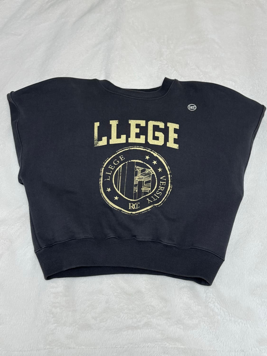 렉토 LLEGE 크롭 스웻셔츠 맨투맨 상품이미지2