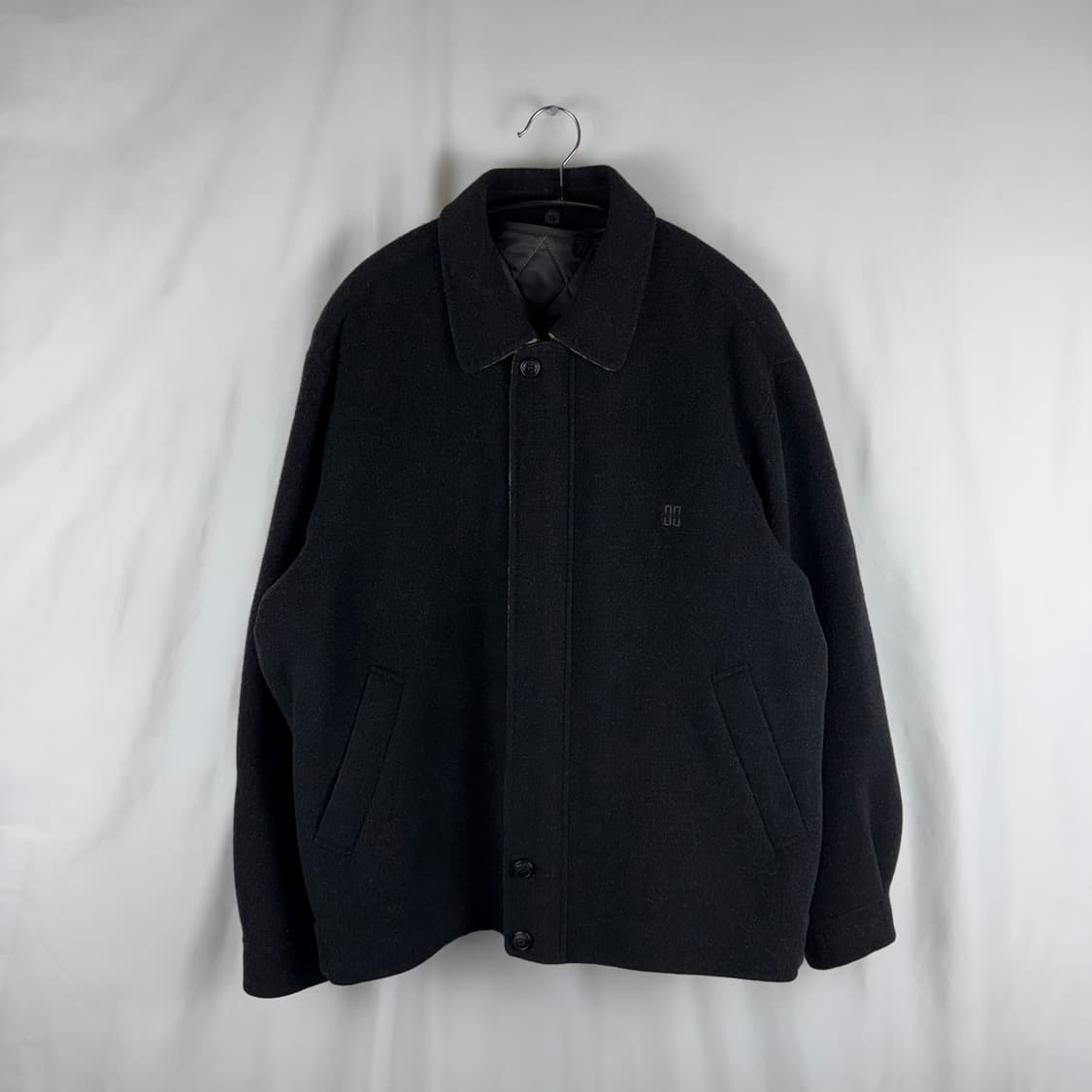 F) 닥스 울 블루종 자켓 블랙 상품이미지2