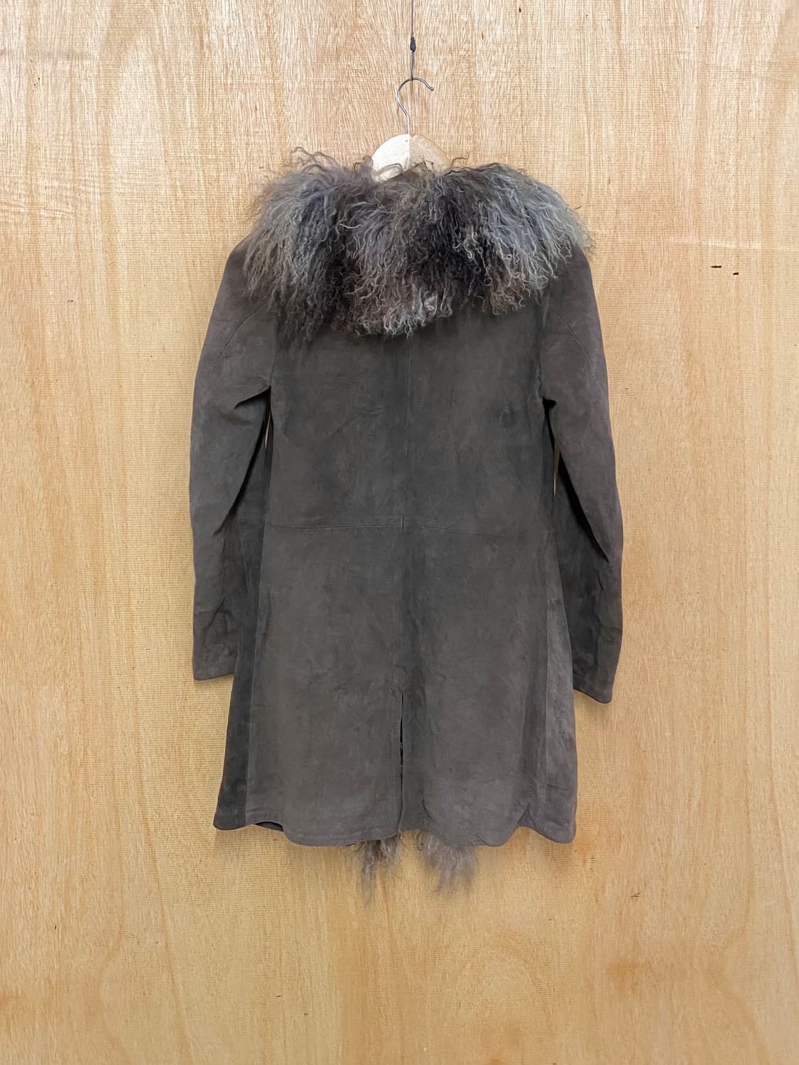 VTG fur suede coat 일본 빈티지 스웨이드 퍼 코트 상품이미지3