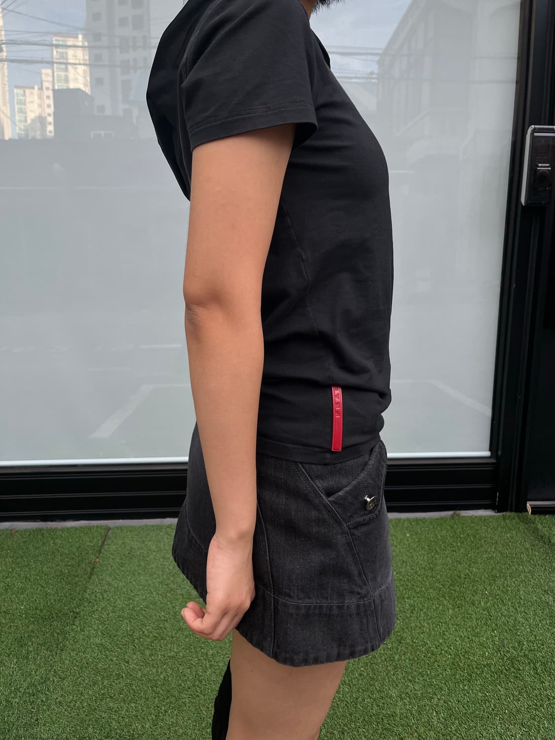 [S] Prada Sport Women's Black Hoodie 상품이미지3