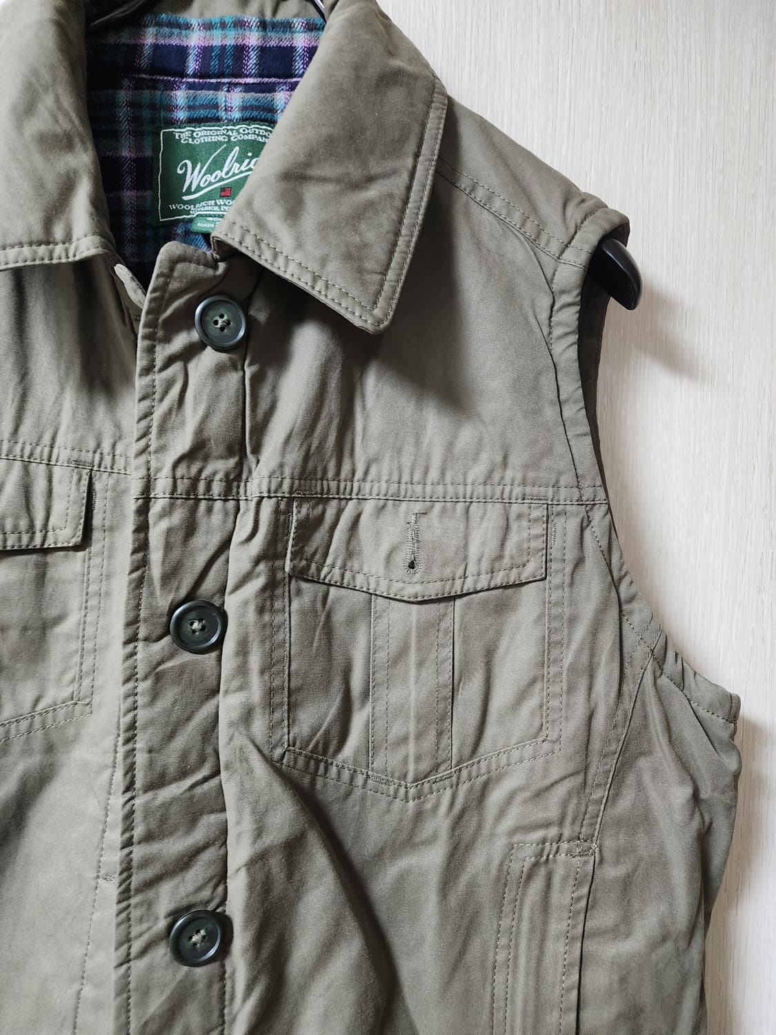 울리치 Woolrich 야상 베스트 조끼 경량누빔 베스트 XL 상품이미지6