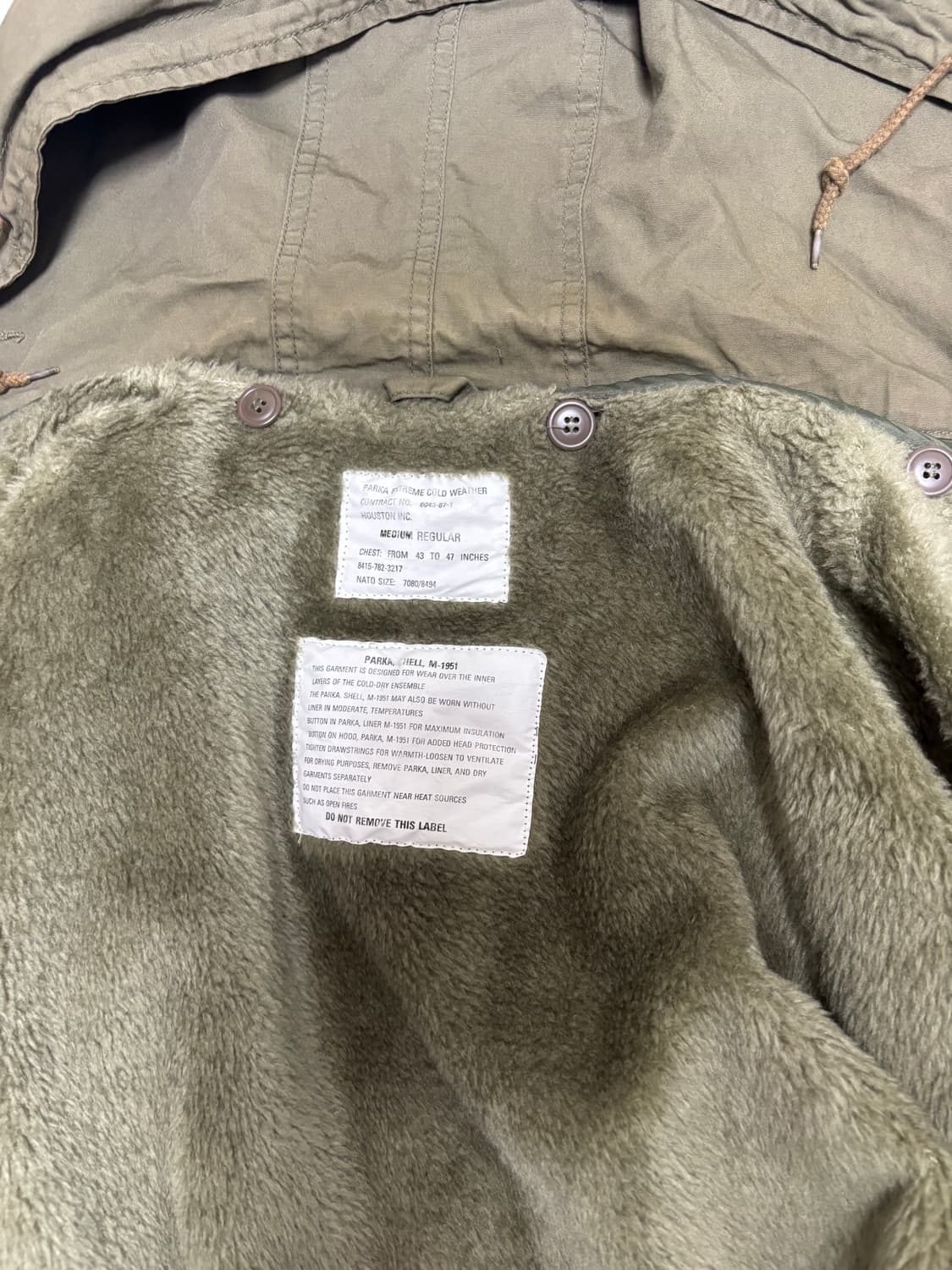 휴스턴 m-51 피쉬테일 파카(m) 상품이미지3