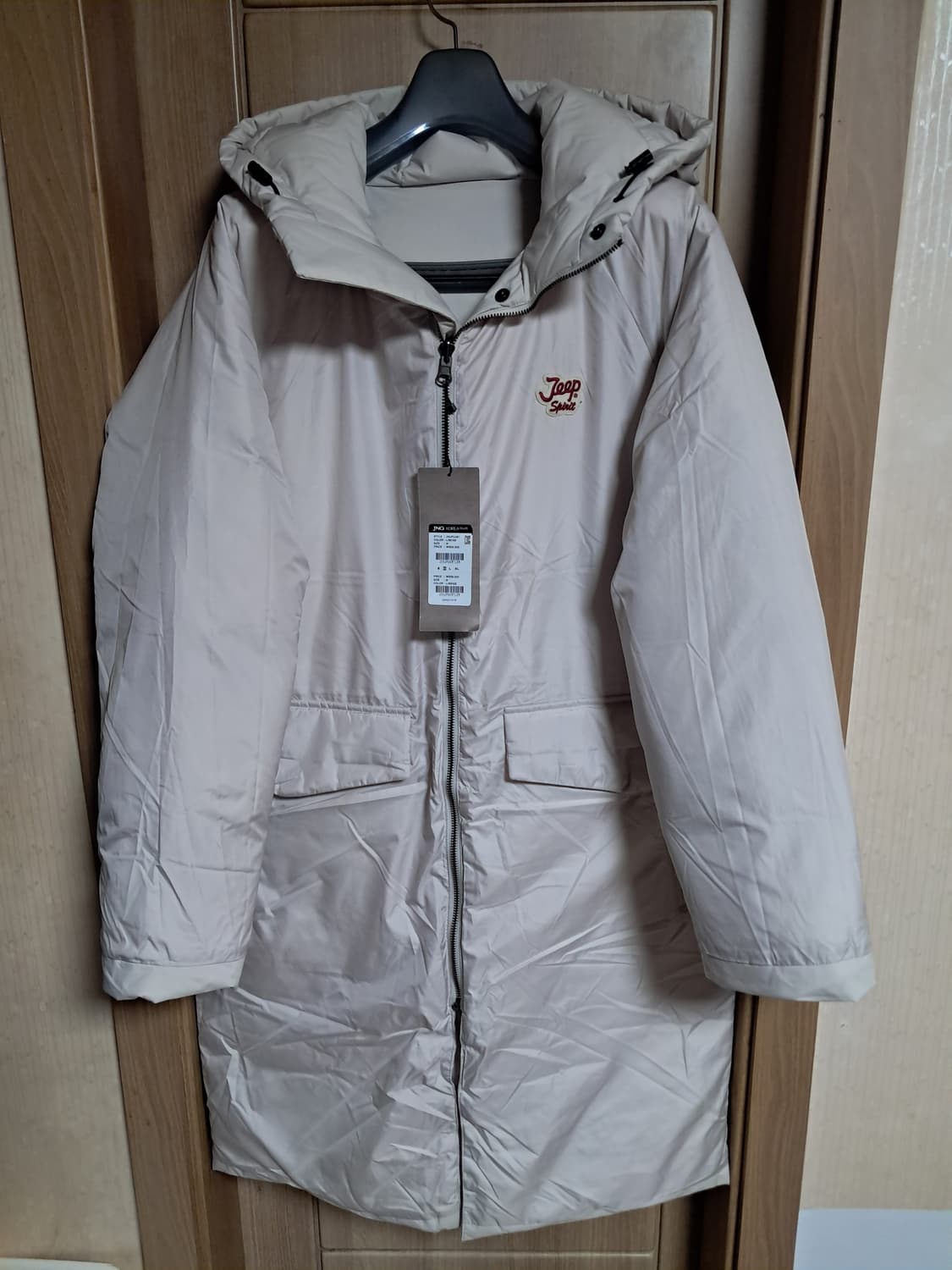 지프 양면 롱패딩 남성M 새상품  상품이미지2