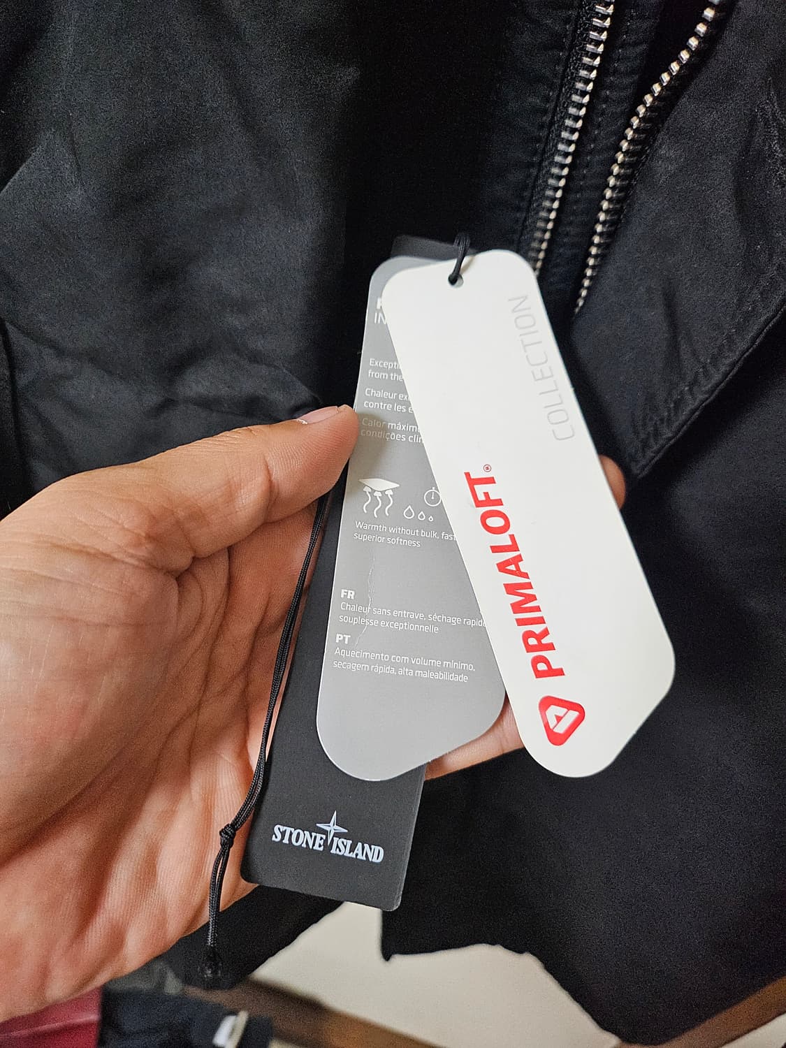 스톤아일랜드 19fw 다비드-tc 내피 패딩 코트L 블랙 상품이미지10