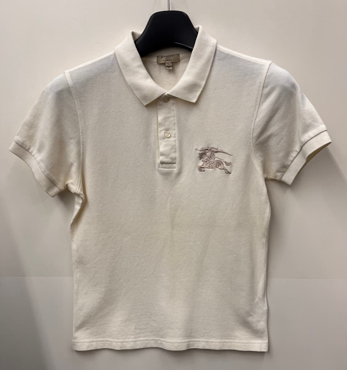 버버리 폴로 티셔츠 아이보리 S 상품이미지1