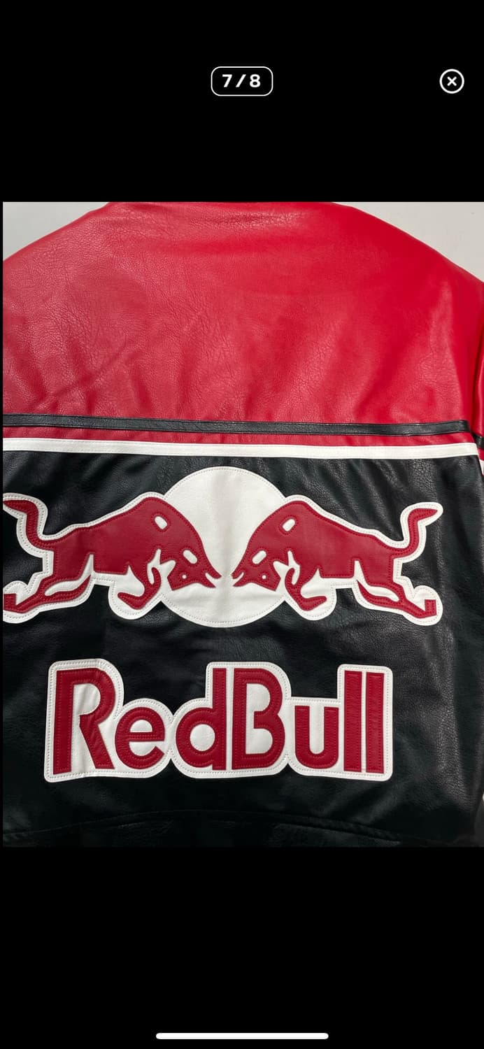 레드불 레이싱 가죽 자켓 A3112 상품이미지7