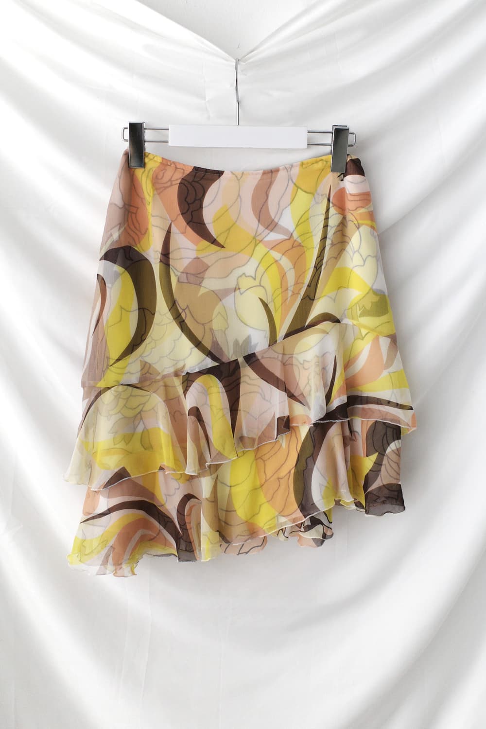 unbalanced pattern skirt 상품이미지1