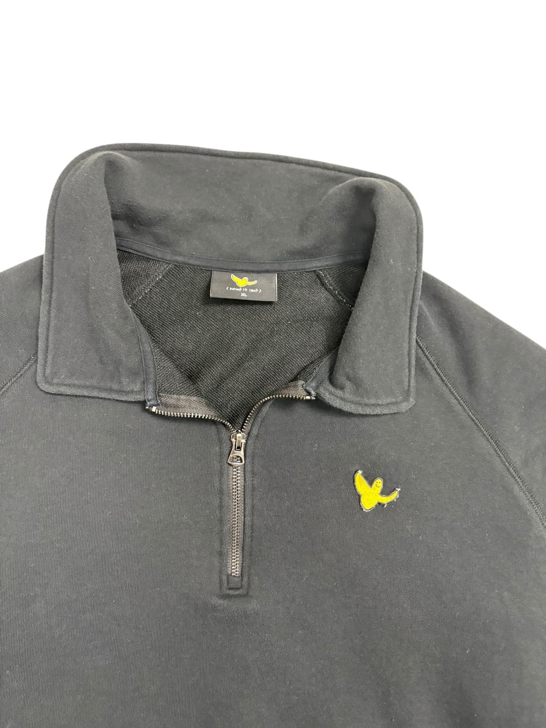 와릿이즌 집업 맨투맨 블랙 상품이미지4