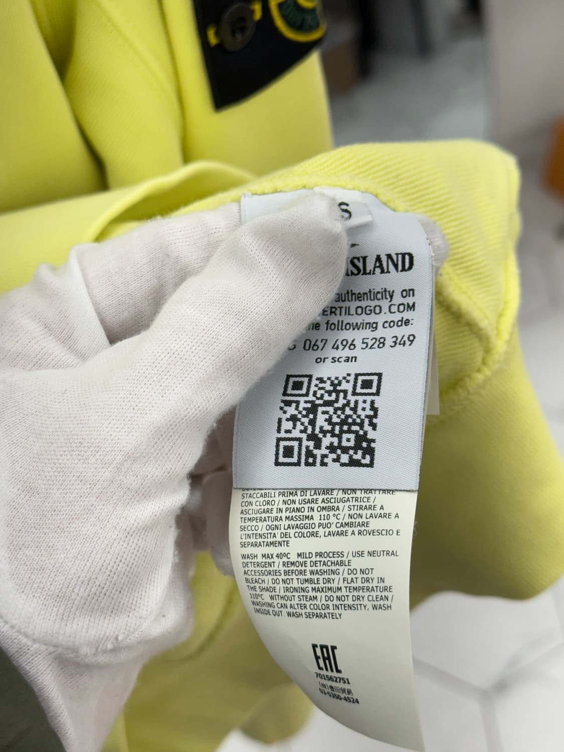 [S] 스톤아일랜드 와펜 맨투맨 상품이미지5