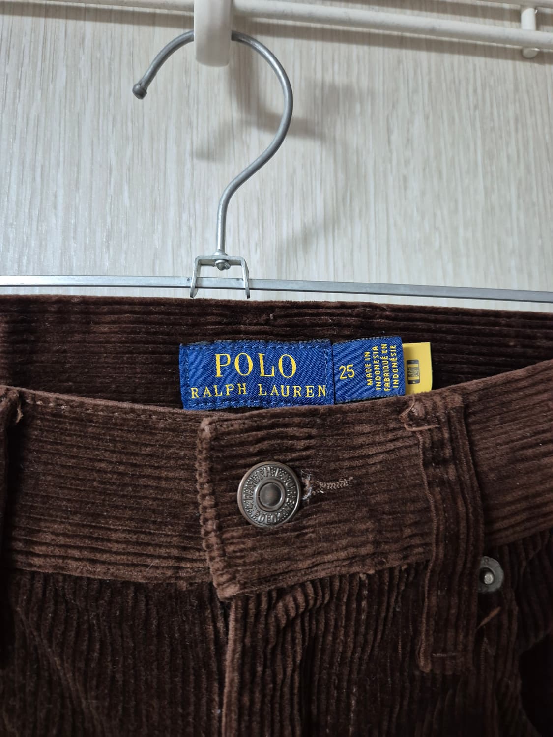 (24년) 폴로 랄프로렌  신형 코듀로이 팬츠  바지 하이라이즈 25 상품이미지4