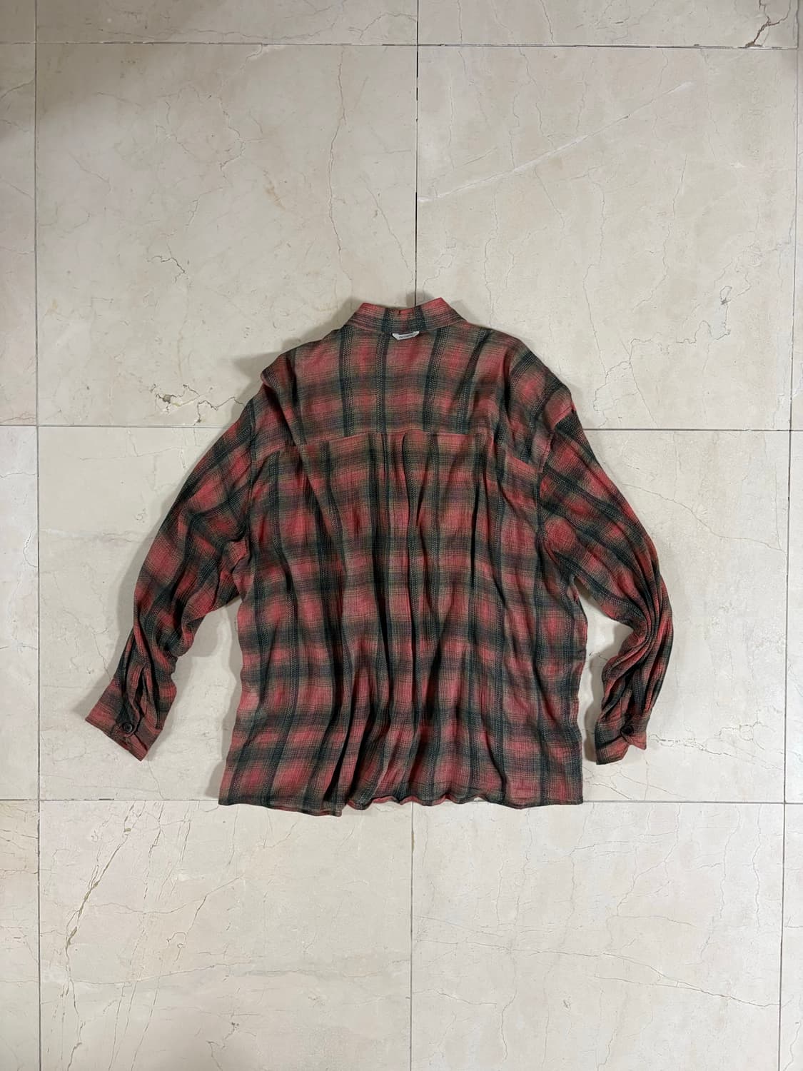 Our Legacy Borrowed Shirt Lumbercheck 상품이미지3