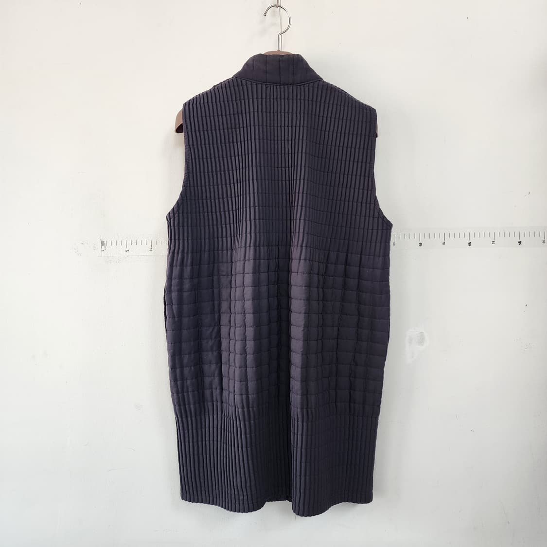 플리츠 디자인 퀼팅 조끼 상품이미지3