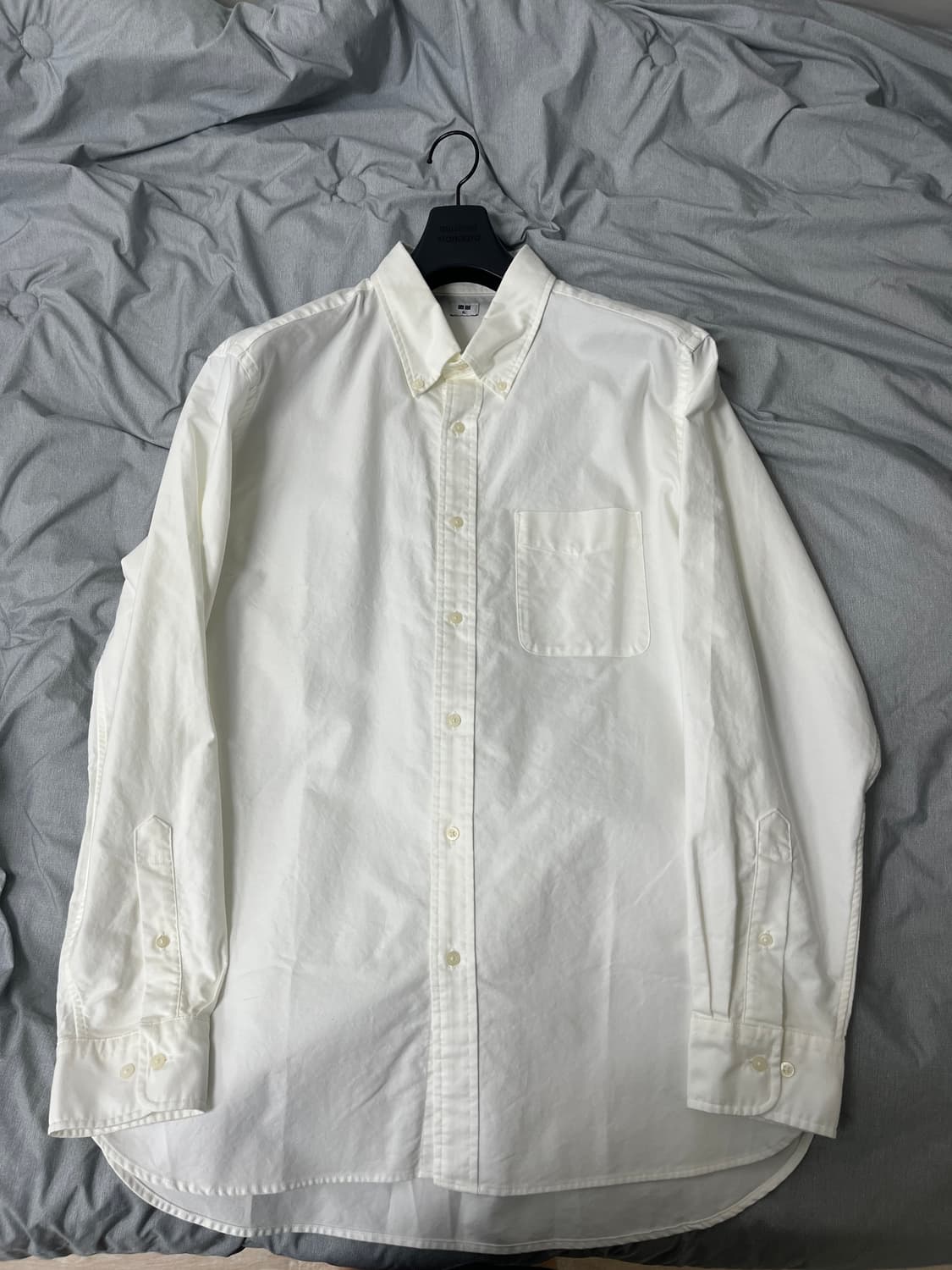 유니클로 / 옥스포드 셔츠 오프화이트 / XL 상품이미지1