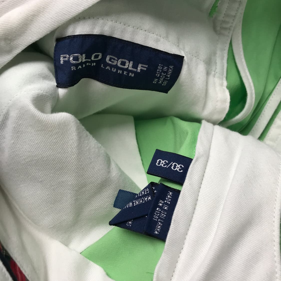 폴로 랄프로렌 치노 팬츠 그린 30/30 상품이미지6