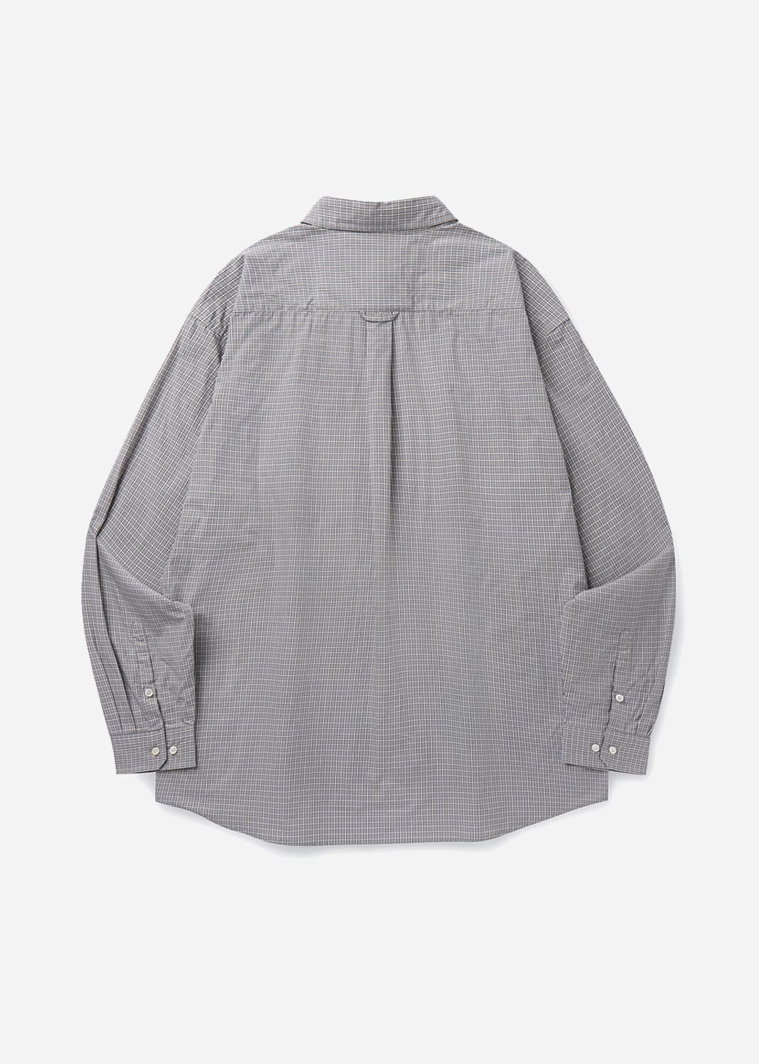 카미아 재패니즈 스몰 그레이 체크셔츠 M사이즈 상품이미지2
