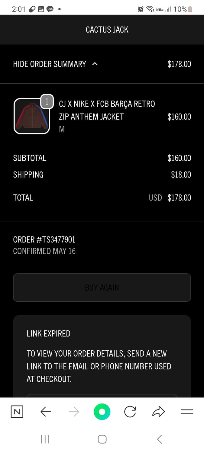 트래비스 스캇 x 바르샤 레트로 자켓 상품이미지5